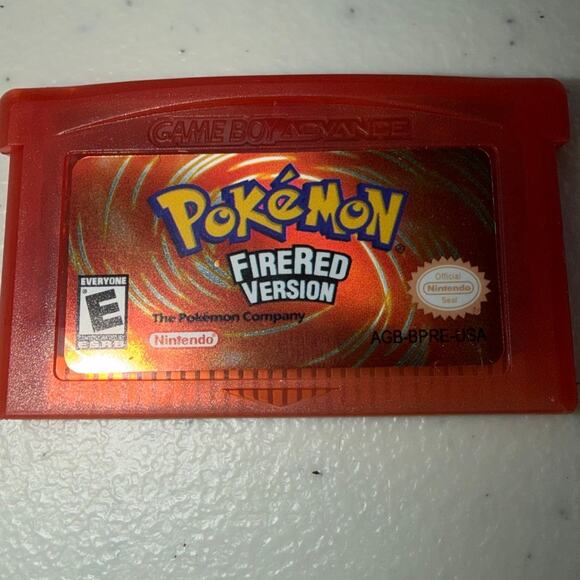 Pokémon FireRed Version (Nintendo Game Boy Advance 2004) Cartridge Not Authentic - Picture 1 of 6